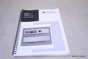 MOTOROLA ASTRO XTL 5000 XTL5000 CONSOLETTE CONTROL HEADS W7 AND W9 MANUAL - Picture 1 of 6