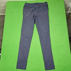Lululemon ABC Pants Men 30x33 (Tag 30) Blue Tech Canvas Skinny Fit 33" Inseam - Picture 1 of 10