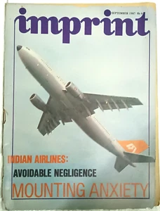 INDIA IMPRINT MAGAZINE 1987 INDIAN AIRLINES, NELSON MANDELA, GEET SETHI, HESS FU - Picture 1 of 14