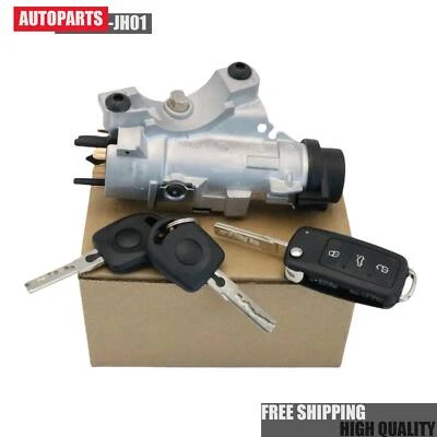 Conjunto de cilindro de bloqueo de encendido con carcasas de llave para Audi 01-03 S8 4B0905851P Foto 1 de 4