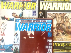 WARRIOR. NUMBER'S 5, 6 & 7. (3 ISSUE SCARCE QUALITY MAGAZINE VOLUME 1 LOT). - Picture 1 of 16