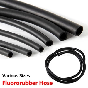 Fluorine Rubber Tube FKM Hose Fuel Oil Line Pipe Tubing High Temp Oil Resistant - Picture 1 of 33