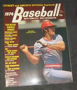 Vintage 1974 Street & Smith's Baseball Yearbook,Pete Rose Cover, Cincinnati Reds - Picture 1 of 2