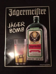 Letrero de metal publicitario Jagermeister - Jager Bomb - Imagen 1 de 1