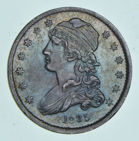 1835 Capped Bust Quarter *4897 Cover