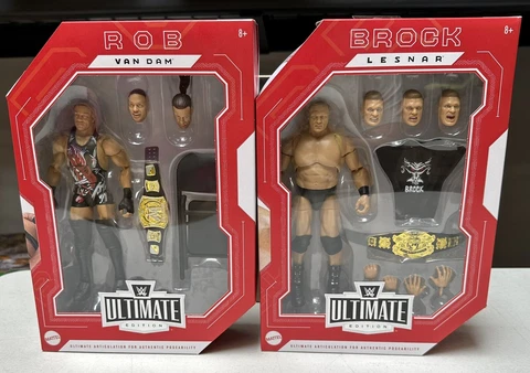WWE ULTIMATE EDITION Ruthless Aggression Set - ROB VAN DAM RVD & BROCK LESNAR Cover