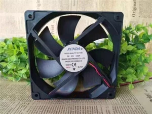 RUNDA RD1225B24H-S 12025 DC24V 0.50A 12CM 2-wire silent cooling fan - Photo 1/4
