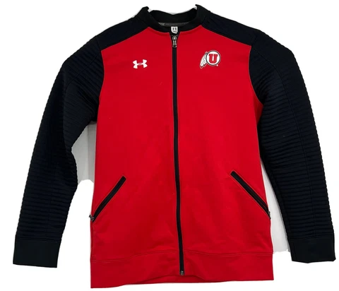 Under Armour Loose Utah Utes Womens Full Zip Jacket Sz S Small Cover