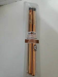 Moda Metallics 2pc Ultimate Eye Sculptors Brushes (100% Vegan ) Boxycharm - Picture 1 of 1