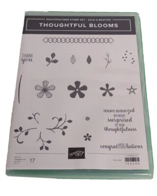 Stampin' Up: Juego de sellos Thoughtful Blooms: retirado Foto 1 de 3