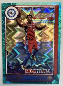Joel Embiid 2021-22 Panini NBA Hoops Basketball TEAL EXPLOSION Insert #27 🔥