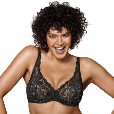 Playtex Bra Love My Curves Lift Lightly Lined Full 4514 Black Sz.36,38,40,42,44 - Image 1 of 4