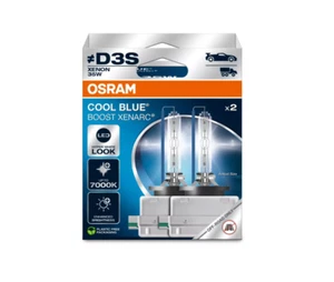 NEW! OSRAM D3S 7000K COOL BLUE BOOST HID HEADLIGHT BULBS 66340CBB | Pack of 2 - Picture 1 of 1