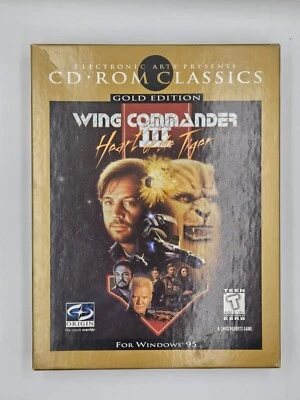 Wing Commander 3: Heart of The Tiger (PC CD-Rom, 1994) Gold Edition--VERY GOOD - Image 1 of 4