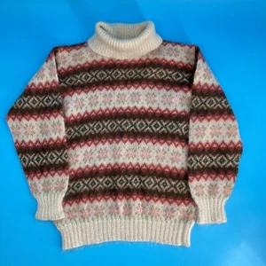 Oversized 1990s United Colors Of Benetton Vintage Mohair Blend Sweater Italy Med - Picture 1 of 5