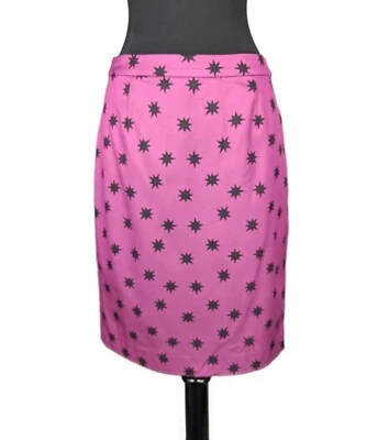 Halogen Purple Star Print Pencil Skirt Sz 2 - Image 1 of 3