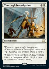 THOROUGH INVESTIGATION x1 ~mtg NM-M AFR Commander Rare