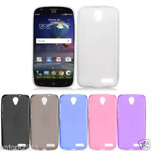 Funda de goma de gel de poliuretano termoplástico suave para ZTE Grand X 3 Z959 Warp 7 - Imagen 1 de 7