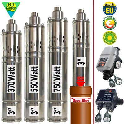 PROFI-PUMPE.DE TIEFBRUNNENPUMPE BRUNNENPUMPE TAUCHPUMPE HAUSWASSERWERK PUMPENSTEUERUNG