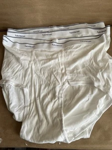 NUEVO Paquete de 3 calzoncillos blancos vintage Fruit Of The Loom para hombre talla 2XL - Imagen 1 de 5