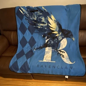 Official Harry Potter RAVENCLAW Throw Blanket Hard To Find Design 44x60 - Picture 1 of 13