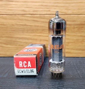 Tubo de vacío 1-RCA 6CW5 EL86 NUEVO/NUEVO EN CAJA probado hecho en Holanda - Imagen 1 de 5
