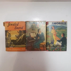 Grace Livingston Hill Books HC Vintage Grosset & Dunlap Daphne Deane Amorelle - Foto 1 di 14