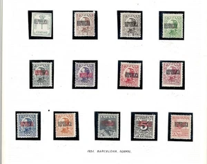 SELLOS ESPAÑA 1931 Locales Rep. Barcelona Nº 0005/17 - * / MH Alfonso XIII HABIL - Bild 1 von 1