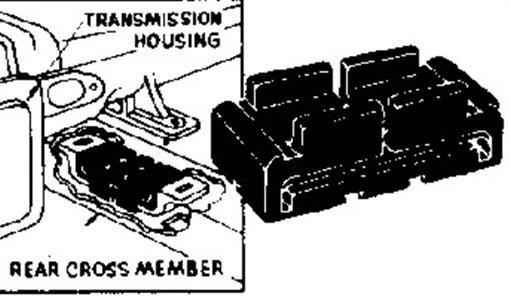Suporte de motor Mercury 1956-58, Edsel 1958 /traseiro!! MG-6068-A MG6068A - Imagem 1 de 1