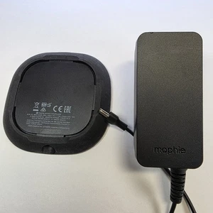 Almohadilla de carga inalámbrica Mophie SC-WRLS-BASE-15 (15W) + Adaptador de corriente original  - Imagen 1 de 9