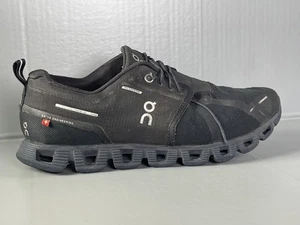 On Running Cloud 5 Scarpe Impermeabili Donna Taglia 10 Nero Sneakers Svizzere Atletiche - Foto 1 di 14