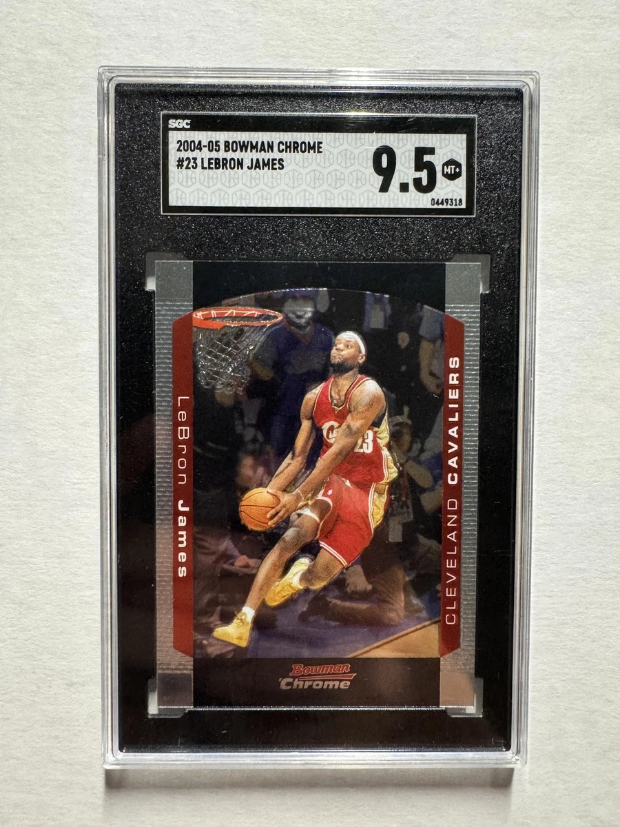 2004-2005 Bowman lebron james GOLD SGC 8 LeBron James 2004 Bowman