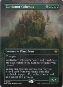 Cultivator Colossus (Borderless) M Innistrad Remastered 317 NM - Picture 1 of 2