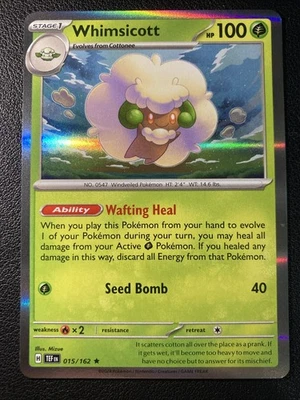 Whimsicott 015/162 SV05: Temporal Forces Holo - Image 1 of 2