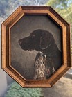 German Shorthaired Pointer Painting and Copper 8x10 Frame Threshold Brand New