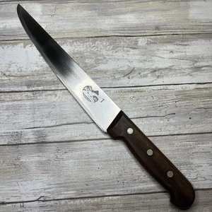 VICTORINOX FORSCHNER CHEF'S CARVING SLICING KNIFE 445-10 SWISS MADE 8” STAINLESS - Picture 1 of 7
