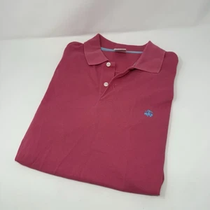Men's Brooks Brothers Pink Cotton Short Sleeve Pique Stretch Polo Shirt size Lrg - Picture 1 of 5
