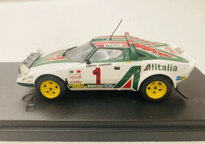LANCIA STRATOS ALITALIA #1 WINNER MONTE CARLO 1977 MUNARI  1:43 MINICHAMPS + Box - Immagine 1 di 4