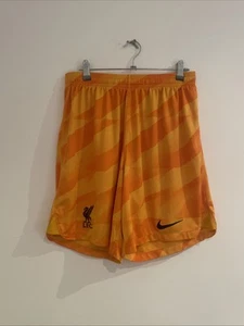 Nike- Liverpool Football Club Shorts - Size XL YELLOW & Orange - Picture 1 of 7
