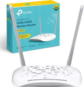 TP-Link TD-W9970 ADSL / VDSL Modem Wireless Router 300 MBPS WIFI UK SIM - Picture 1 of 3