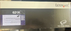 Original Lexmark 621X Schwarzer Toner mit extra hoher Kapazität - offene Verpackung - Bild 1 von 3