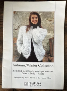 Filatura di Crosa Autumn/Winter Collection Knitting Jackets & Coats 16 Patterns - Picture 1 of 9