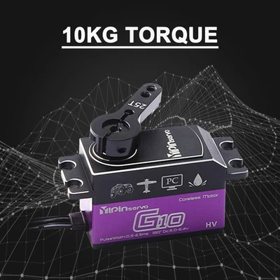 YIPINServo 10KG Digital-Servo Metallgetriebe Wasserdicht Für RC-Cars Im P3N0 - Bild 1 von 4