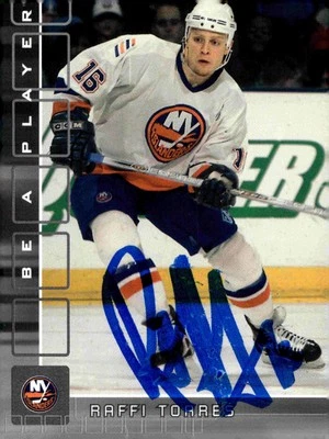 Raffi Torres - Signed 2001-02 In The Game Be A Player Card #350 - Image 1 of 2