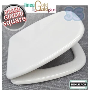 Asse sedile per wc SQUARE Pozzi Ginori - marca ACB linea GOLD - Foto 1 di 6