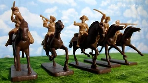 Armies in Plastic American Revolution American Militia Cavalry 1/32 Scale 54mm - Picture 1 of 6