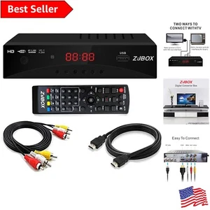 1080p ATSC Digital TV Converter Box with Recording, HDMI Output & Timer Function - Picture 1 of 9