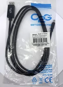 Cables2Go 6 Ft. Mini DisplayPort (Male) To DisplayPort (Male) Cable - NEW! - Picture 1 of 1