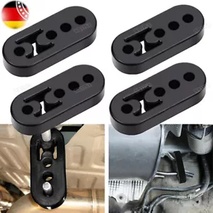 4pcs Universal Polyurethane PU Exhaust Rubber Reinforced Exhaust Brackets Set - Picture 1 of 12