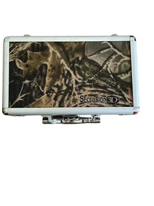 Cabelas Seclusion 3D NEW 2 Deck 5 Dice Set Playing Cards CAMO Metal Case Poker - Picture 1 of 8